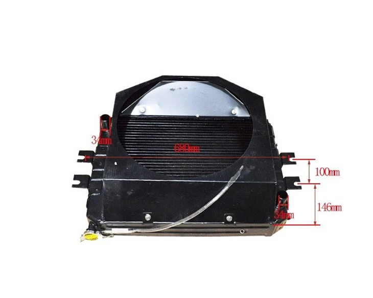 Hanzhi Forklift Parts C0F96-05302 JAC Mechanical Radiator For 490BPG