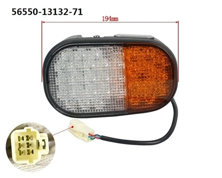 Parti per carrelli elevatori 56550-13132-71(LH)/56540-13132-71(RH) Faro anteriore per 7-8FB10~30, Premium