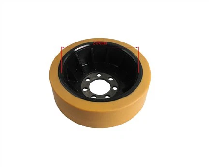 Ruote, carrello elevatore in poliuretano Pu 343 * 114 Ruota motrice 6 fori